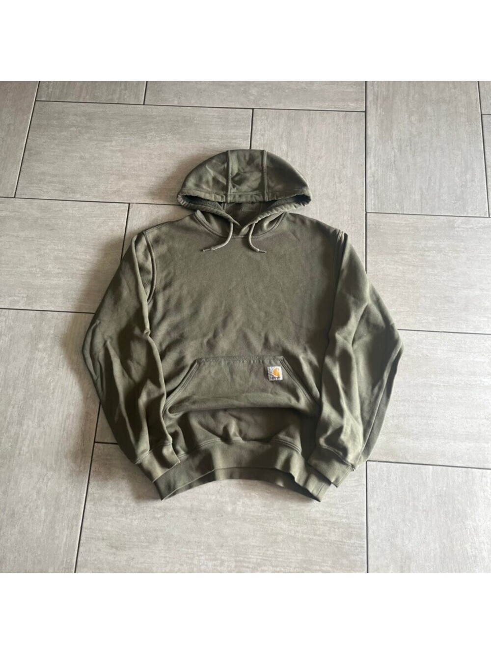 Carhartt Olive Green Pullover Hoodie Small Original Fit